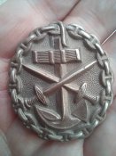 Морской знак за ранение