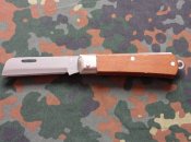 Нож складной Боцманский 20 см,с флотским клинком,накладки рукоятки дерево
