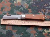 Нож складной Боцманский 20 см,с флотским клинком,накладки рукоятки дерево