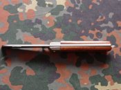 Нож складной Боцманский 20 см,с флотским клинком,накладки рукоятки дерево