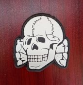 Мертвая голова "Totenkopf" ПВХ шеврон
