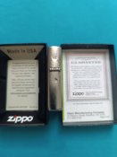 Бензинова запальничка Zippo regular street chrome 207 + чохол, кремній.