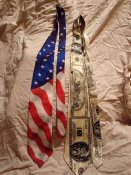 Краватка. Галстук. Стилізований під долар USA.