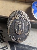 Супер лот. Рідкісний знак "За заслуги" асоціації резервістів (ранній тип 1) та знак офіцера резерва