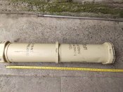 Тубус от порохового заряда к снарядам 155 мм