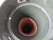 Тубус от порохового заряда к снарядам 155 мм