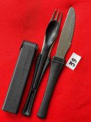 Походный набор столовых приборов Boker Snac Pac Black №39 (с 1грн)