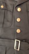 Men’s 1942 Vintage WWII US Army Infantry Officer's Uniform Jacket Sz 40L