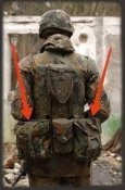 Підсумок,сухарка, сухарна сумка. Оригінал  Bundeswehr Flecktarn Німеччина