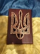 Герб України із гільз