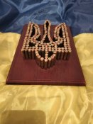 Герб України із гільз