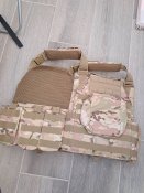 Тактичний бронежилет плитоноска мультикам розвантажувальний жилет