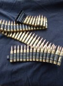 63 ммг патрона 5.56/45 в рассыпной ленте