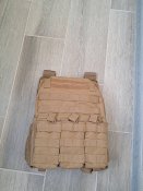 Тактичний бронежилет плитоноска койот з підсумкам розвантажувальний жилет