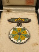 Знак спеціального члена імператорського фонду "SAISEIKAI". 1931 рік. Green Leaf