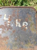 Ящик царських часів, для кулеметних стрічок, з німецькими написами.