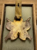Знак армійської піхоти за стрільбу 2-го класу. Період: 1907-1929 р.р.