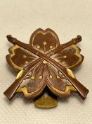 Знак армійської піхоти за стрільбу 2-го класу. Період: 1907-1929 р.р.