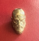 Намистина (бусина) "Gold Kratos Head" для...