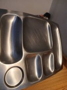 3Л# Тарілка порційна Inox нержавійка виробництва Франціі