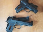 Пістолети пневматичні корпуса sas Макарова, Beretta elit2, crosman c11