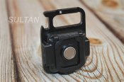 Портативний ліхтарик брелок на карабіні з магнітом Mini COB 500 lum (металевий) (1753)