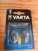 3Л# Лампочки виробництва тм Varta