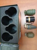 Макети гранат зящиком