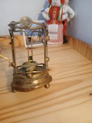 3М# Підсвічник старовинний латунний виробництва Франціі