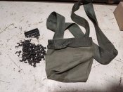 Сумка и звенья от патронов 7.62