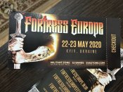Плакат, флаєр та квиток на концерт Fortress Europe