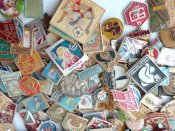 350 значков из СССР .