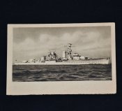 Крейсер RPPC 1930-х годов «Крейцер Карлсруэ»