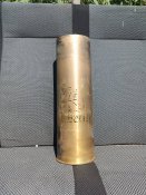 Гильза 122мм латунная от Д-30, САУ 2С1...