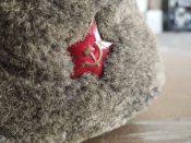 Шапка вуханка РККА