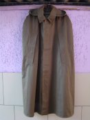 Армейская плащ - накидка с кожаным ремнем...