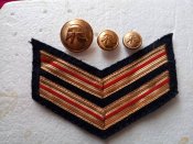 Пуговицы и эмблема пожарников 1
