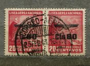 Поштові марки Чилі 1940 рік. Авіапошта