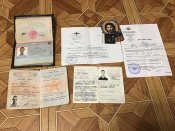 Документы п*дара паспорт , военный билет и и...