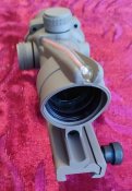 Прицел 4х32. Trijicon ACOG. Tan. Блиц.