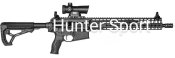 Складные механические, прицельные Мушка и Целик Fab Defense FRBS offset Black,под 45 град. Аналог
