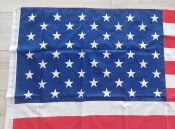 Флаг США на люверсах, прапор USA, однослойный, размер 152 х 88 см, склад, Тайвань