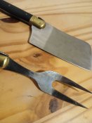 3С#6 Сокира та виделка для сиру врибництва тм Laguiole France