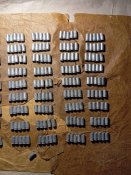 Гільзи 9х19. Ссі. Алюмінієві. 226 штук