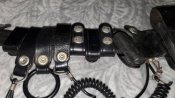 Шкіряний поліцейський ремінь "LCR Holster"