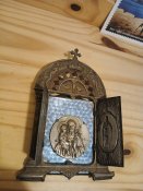 3Ц# Ікона старовинна дорожня виробництва Франціі