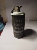 Використана димова граната М18 USA
