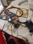 Мотор + 2 регулятора и сервоприводи