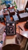 Вінтажні фотоапарати '' Бокс-камери ''.