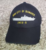 Бейсболка члена екіпажу корабля USNS City of Bismarck